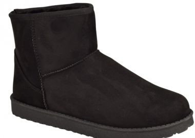 Μποτάκια Γυναικεία με Γούνα | Μεγάλα Μεγέθη | Υφαντίδης | 340992 | Μαύρο - Υφαντίδης - 